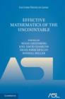 Image for Effective Mathematics of the Uncountable
