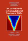 Image for An introduction to computational stochastic PDEs