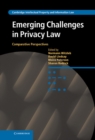 Image for Emerging Challenges in Privacy Law: Comparative Perspectives