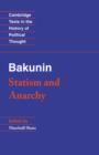 Image for Bakunin: Statism and Anarchy