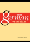 Image for Using German Vocabulary