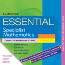 Image for Essential Specialist Mathematics Enhanced TIN-CP Worked Solutions