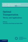 Image for Optimal transport: theory and applications