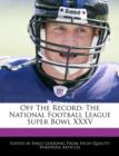 Image for Off The Record: The National Football League Super Bowl XXXV