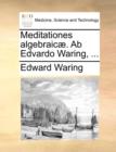 Image for Meditationes Algebraicae. AB Edvardo Waring, ...