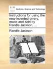 Image for Instructions for Using the New-Invented Orrery, Made and Sold by Randle Jackson, ...