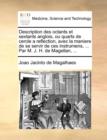 Image for Description Des Octants Et Sextants Anglois, Ou Quarts de Cercle a Reflection, Avec La Maniere de Se Servir de Ces Instrumens, ... Par M. J. H. de Magellan, ...