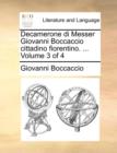 Image for Decamerone Di Messer Giovanni Boccaccio Cittadino Fiorentino. ... Volume 3 of 4