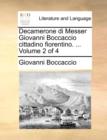 Image for Decamerone Di Messer Giovanni Boccaccio Cittadino Fiorentino. ... Volume 2 of 4