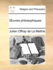 Image for Uvres Philosophiques.