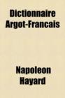 Image for Dictionnaire Argot-Francais