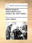 Image for Meteorological Observations and Essays. by John Dalton, ...
