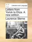 Image for Letters from Yorick to Eliza. a New Edition.