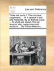 Image for Three Law Tracts