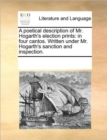 Image for A Poetical Description of Mr. Hogarth&#39;s Election Prints