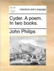 Image for Cyder. A poem. In two books.