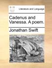 Image for Cadenus and Vanessa. a Poem.