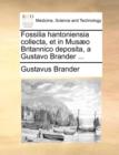 Image for Fossilia Hantoniensia Collecta, Et in Musaeo Britannico Deposita, a Gustavo Brander ...