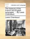 Image for The Treasure of the French and English Languages. ... by Lewis Chambaud.