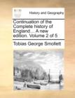 Image for Continuation of the Complete History of England... a New Edition. Volume 2 of 5