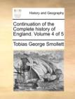 Image for Continuation of the Complete History of England. Volume 4 of 5
