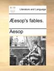 Image for Aeesop&#39;s Fables.