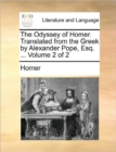 Image for The Odyssey of Homer. Translated from the Greek by Alexander Pope, Esq. ... Volume 2 of 2