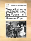 Image for The Poetical Works of Alexander Pope, Esq. Volume 1 of 4