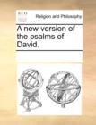 Image for A new version of the psalms of David.