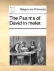 Image for The Psalms of David in meter.
