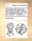 Image for The Justice of the Peace, and Parish Officer. by Richard Burn, ... the Nineteenth Edition, Corrected, and Considerably Enlarged. ... in Four Volumes. ... Volume 3 of 4