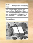 Image for The Justice of the Peace, and Parish Officer. by Richard Burn, ... the Nineteenth Edition, Corrected, and Considerably Enlarged. ... in Four Volumes. ... Volume 1 of 4