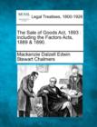 Image for The Sale of Goods ACT, 1893