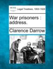 Image for War Prisoners : Address.