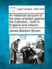 Image for An historical account of the laws enacted against the Catholics : both in England and Ireland ...