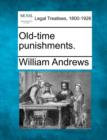 Image for Old-Time Punishments.