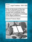 Image for Hints on the Study of the Law