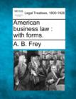 Image for American business law