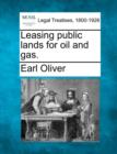 Image for Leasing Public Lands for Oil and Gas.