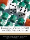 Image for Financial Crisis of 2007 to 2010: Specific Issues