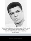 Image for Webster&#39;s Guide to Boxing, 1960s and 1970s, Including Muhammad Ali, Floyd Patterson and George Foreman