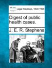 Image for Digest of public health cases.