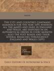 Image for The City and Countrey Chapmans Almanack for the Year 1691 Wherein All the Marts and Fairs in England and Wales, Are Disposed in an Alphabetical Order in Every Moneth ... Also the Post Roads and Their 
