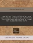 Image for Macbeth a Tragaedy