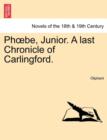 Image for PH Be, Junior. a Last Chronicle of Carlingford.