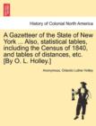 Image for A Gazetteer of the State of New York ... Also, Statistical Tables, Including the Census of 1840, and Tables of Distances, Etc. [By O. L. Holley.]