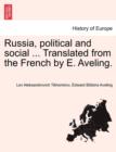 Image for Russia, Political and Social ... Translated from the French by E. Aveling.