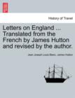 Image for Letters on England ... Translated from the French by James Hutton and Revised by the Author.