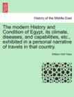 Image for The modern History and Condition of Egypt, its climate, diseases, and capabilities, etc., exhibited in a personal narrative of travels in that country.