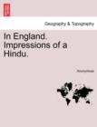 Image for In England. Impressions of a Hindu.